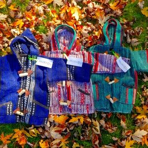 Organic wool baby jackets handmade in Morocco